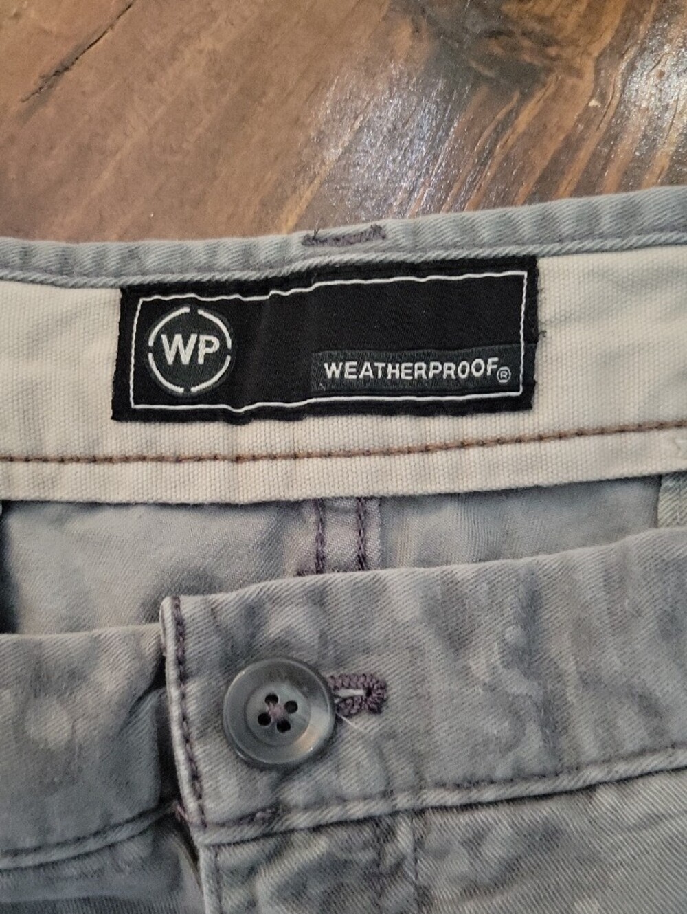Weatherproof Men's Light Gray Camouflage Cargo Shorts Waist 42 - Picture 2 of 10